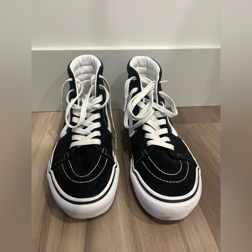 Vans Black Sk8-Hi Platform High-Top Sneakers